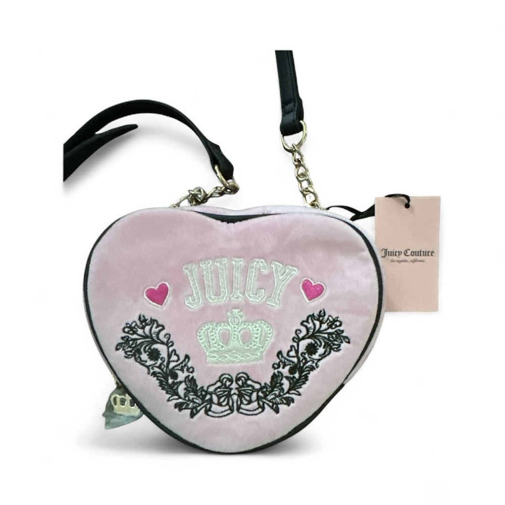 Juicy Couture Light pink Heart Crossbody Bag - Picture 2 of 7